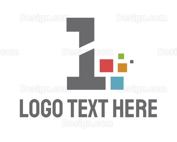 Pixel Number 1 Logo