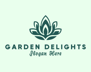 Garden Plant Herb logo design