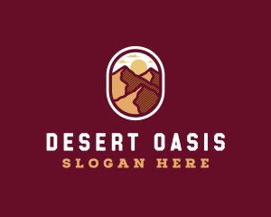 Desert Mountain Trekking logo design