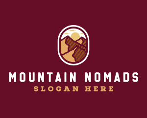 Desert Mountain Trekking logo design