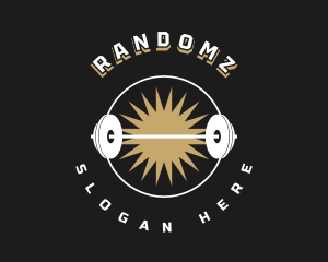 Vintage Gym Powerlifting Logo