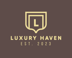 Luxury Shield Security logo design