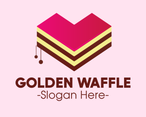 Sweet Heart Cake  logo design