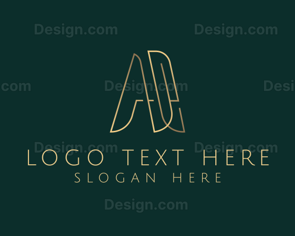 Elegant Minimalist Letter A Logo