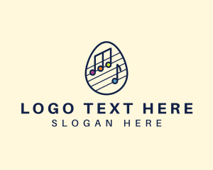 Musical Note Egg logo