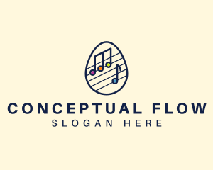 Musical Note Egg logo