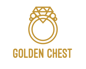 Jewelry Ring Outline logo