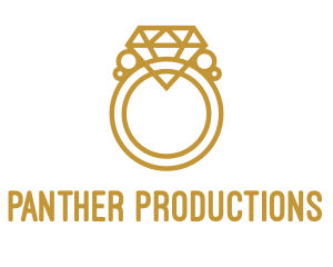 Jewelry Ring Outline logo design