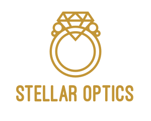 Jewelry Ring Outline logo design