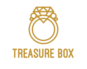 Jewelry Ring Outline logo