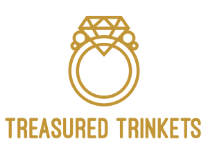 Jewelry Ring Outline logo