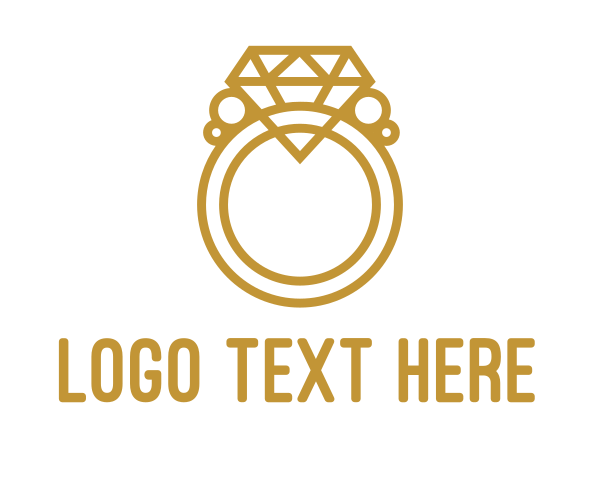 Gold Diamond logo example 3