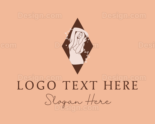 Beauty Nude Woman Logo