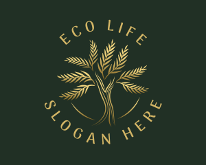 Eco Tree Plant logo design