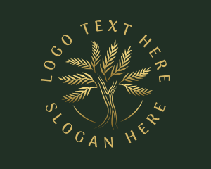 Essential - Eco Tree Plant logo design
