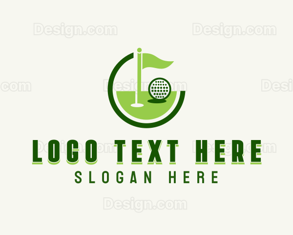 Golf Sports Competition Logo