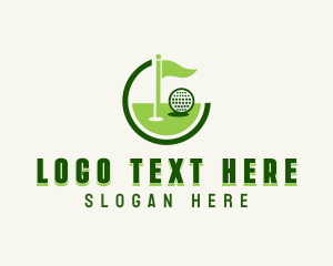 Golf Sports Competition Logo