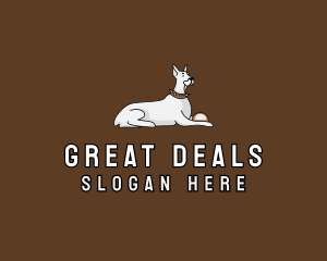 Great Dane Dog logo design