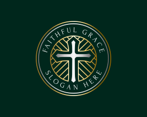 Holy Christian Cross logo design