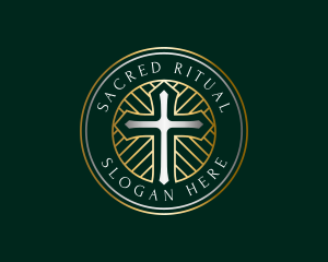 Holy Christian Cross logo design