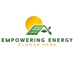 Solar Energy Plug logo design