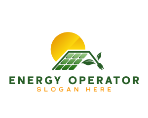 Solar Energy Plug logo design