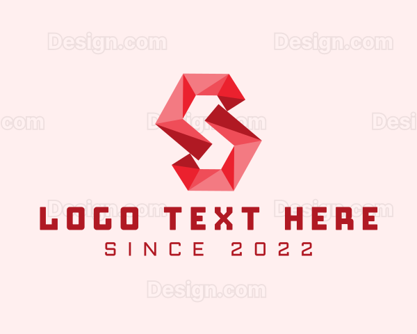 Geometric Tech Letter S Logo