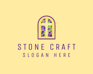 Church Window Stone Mosaic logo