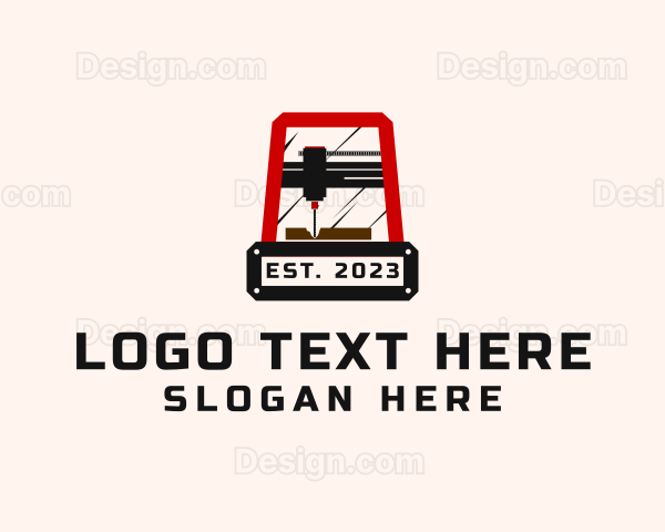 Industrial Drilling Machine Logo