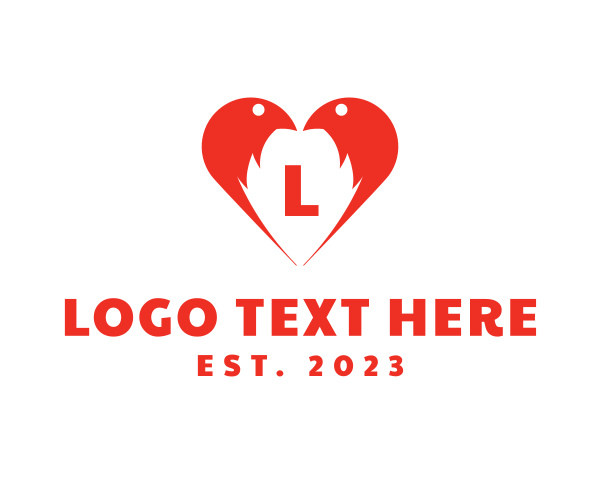 Romantic logo example 3