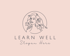 Wellness Female Beauty logo design