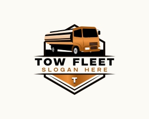 Truck Freight Haulage logo design