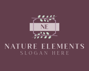 Natural Handmade Frame logo design