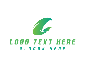 Eagle - OrganicEagle Leaf logo design