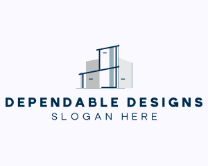 Architecture Structure Builder logo design