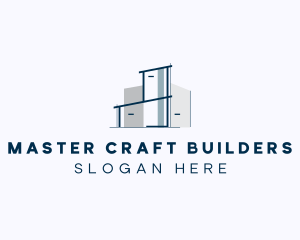 Architecture Structure Builder logo design