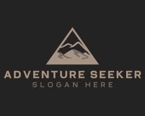 Peak Mountain Hiking logo design