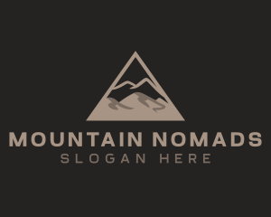 Peak Mountain Hiking logo design