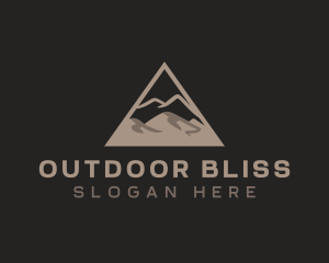 Peak Mountain Hiking logo design