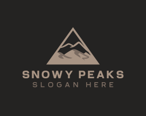 Peak Mountain Hiking logo design