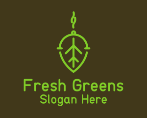 Vegetarian Resto Bar logo design