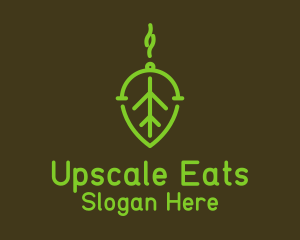 Vegetarian Resto Bar logo design