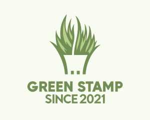 Green Grass Lawn Care  logo design