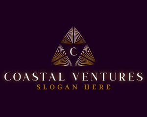 Pyramid Finance Investment logo design