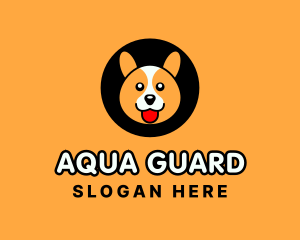 Cute Corgi Dog Logo