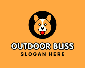 Cute Corgi Dog Logo