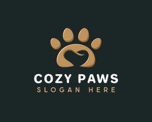 Paw Pet Heart logo design