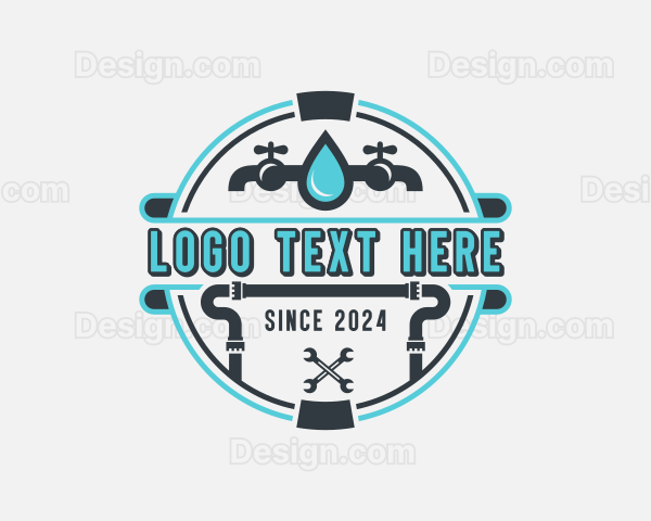 Faucet Fix Plumber Logo