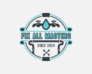 Faucet Fix Plumber logo design