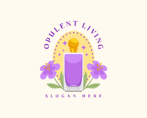 Floral Scent Perfume logo design